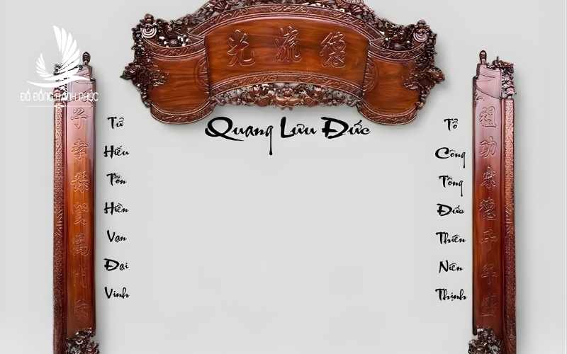 Cách chọn câu chữ của Cuốn thư câu đối