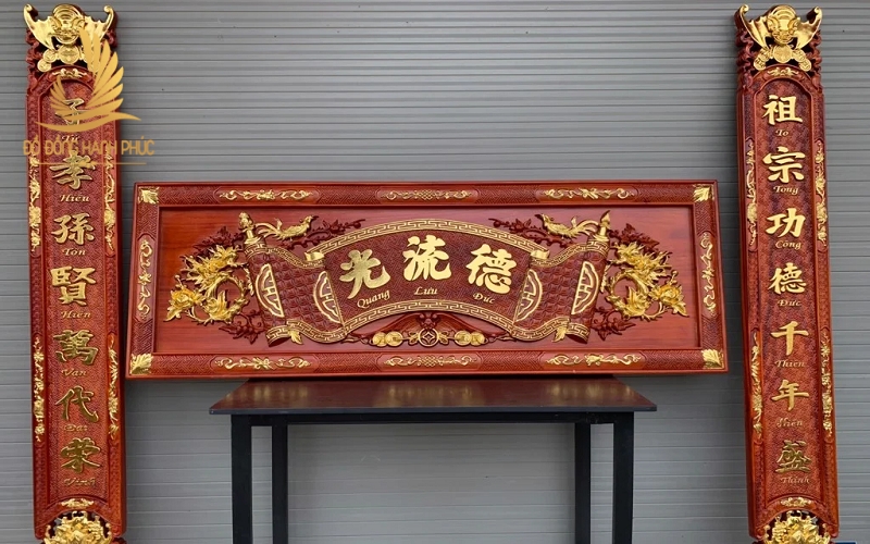 Phân biệt cuốn thư câu đối và hoành phi câu đối