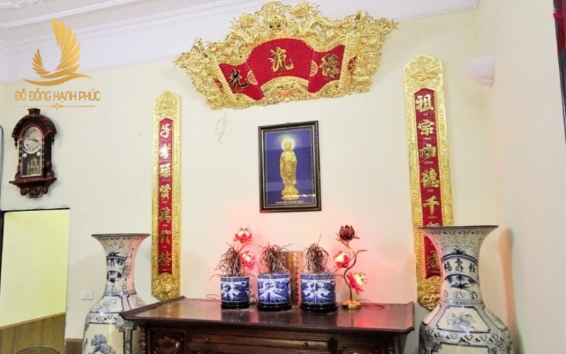 Đại kỵ cần tránh khi bố trí hướng treo cuốn thư câu đối