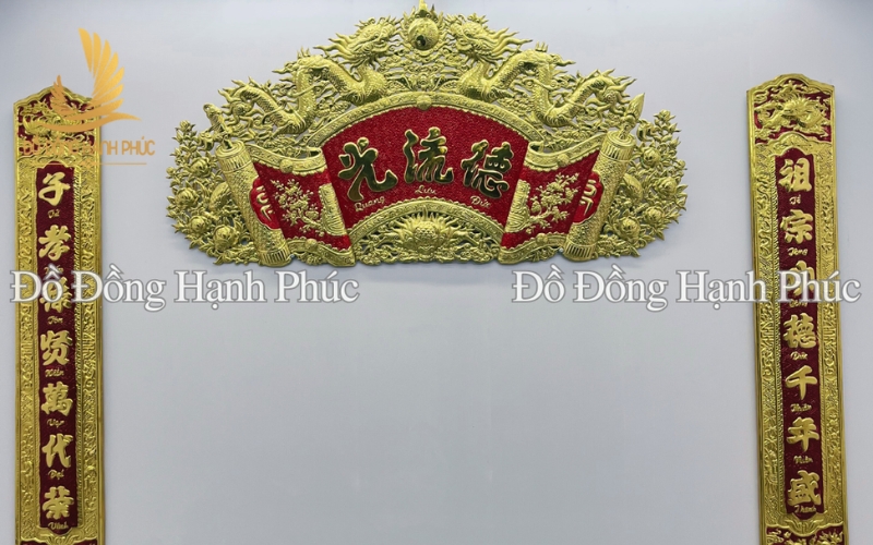 Một số mẫu chữ trên cuốn thư câu đối