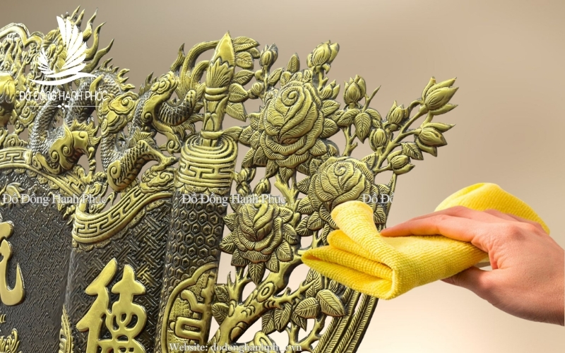 Những lưu ý khi vệ sinh đồ đồng thờ cúng