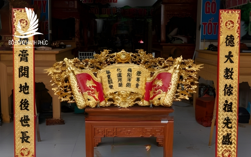 Cuốn Thư Câu Đối kiểu vặn thừng